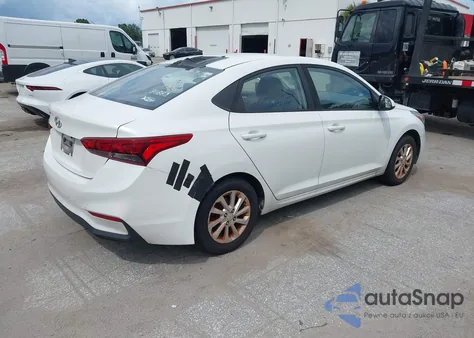 2018 Hyundai Accent Sel z USA, uszkodzony, nr VIN 3KPC24A3XJE024600